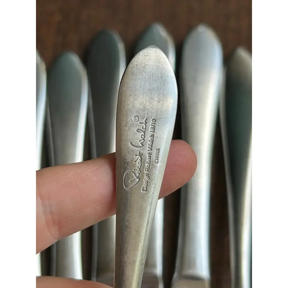 25 piece set Robert Welch RW Meridian pattern 18/10 stainless steel